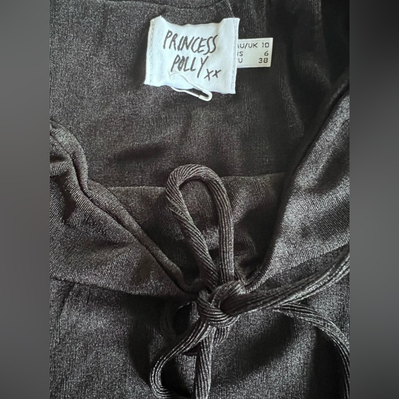 Princess Polly black mini skirt size 6 - Picture 8 of 10